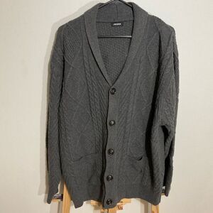 Sweater fall, casual, long sleeve shell collar buttons down cableknit cardigan s